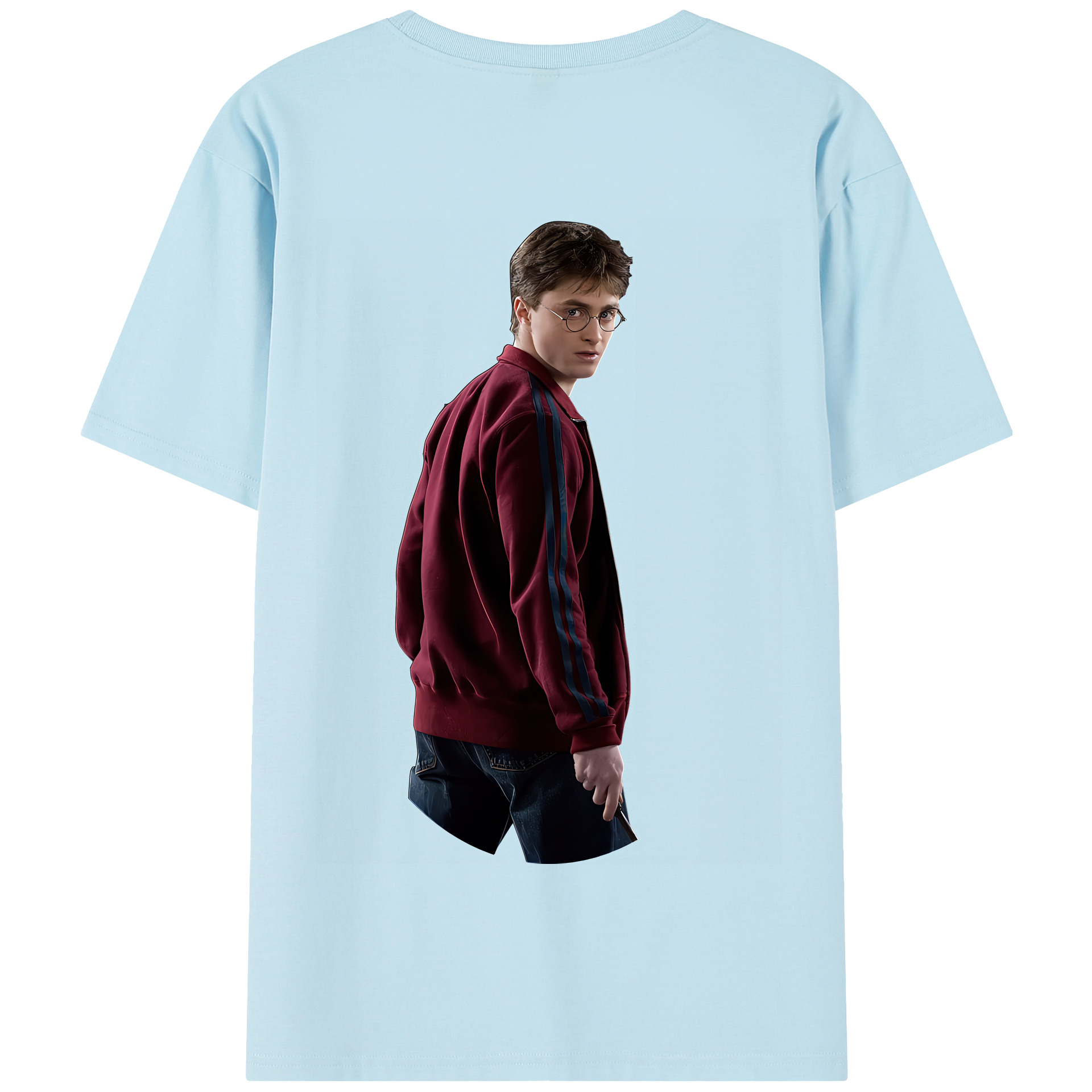 （画像用） Harry Potter ハリー・ポッターシリーズ 綿100％半袖Tシャツ（背面プリント）